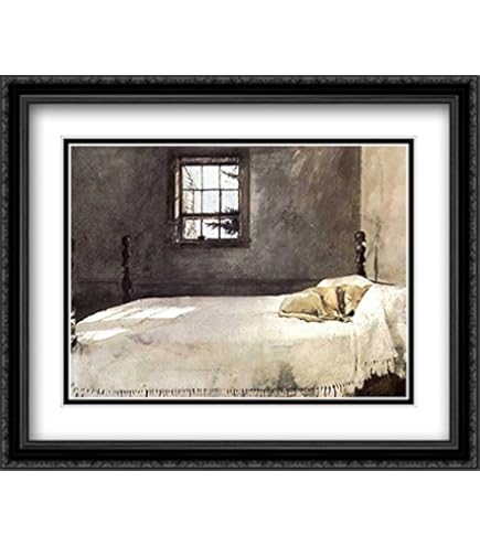 Amazon.com: Master Bedroom, c.1965 2x Matted 34x28 Large Gold
